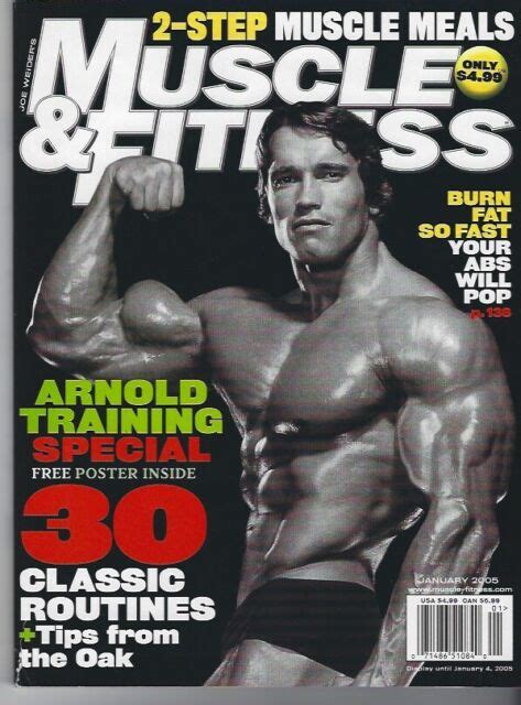 arnold schwarzenegger muscle fitness magazine